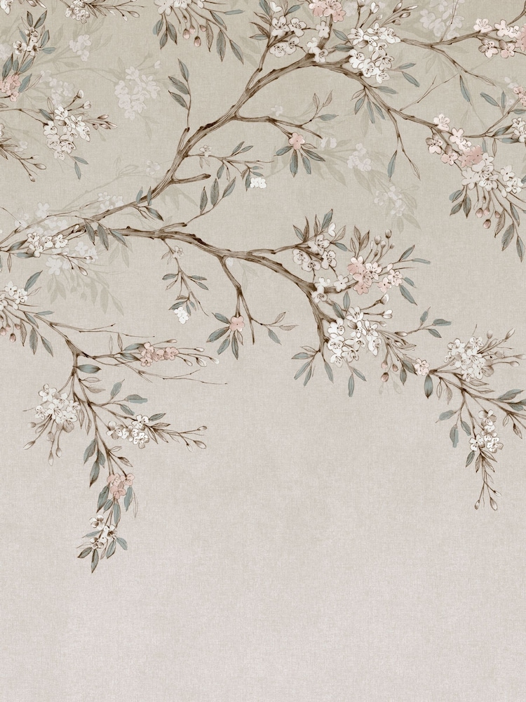 Art For The Home Neutral Blossom Trail Fixed Size 3M Mural - Image 2 of 5