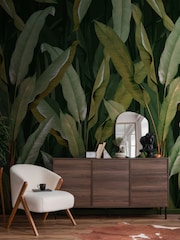 Art For The Home Green Banana Leaf Fixed Size 4M Mural - Image 1 of 5