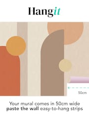 Art For The Home Rust Curve & Arch Geo Fixed Size 4M Mural - Image 3 of 3