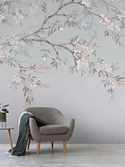 Art For The Home Blue Blossom Trail Fixed Size 3M Mural - Image 4 of 5