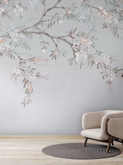 Art For The Home Blue Blossom Trail Fixed Size 3M Mural - Image 5 of 5