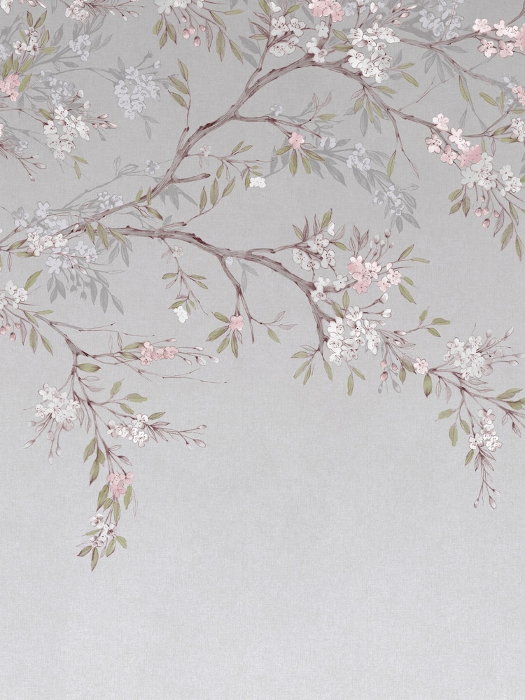 Art For The Home Purple Blossom Trail Fixed Size 3M Mural - Image 2 of 5
