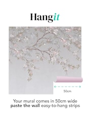 Art For The Home Purple Blossom Trail Fixed Size 3M Mural - Image 3 of 5