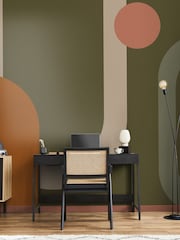 Art For The Home Khaki Oval Geo Pop Fixed Size 4M Mural - Image 1 of 5