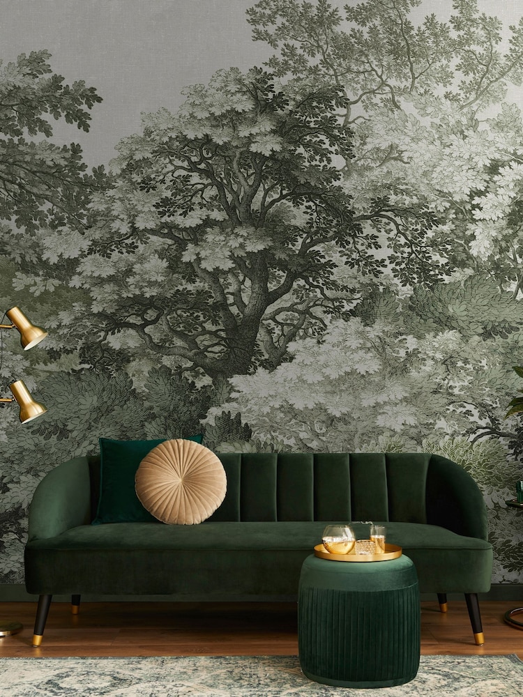 Art For The Home Sage Forest Canopy Fixed Size 3M Mural - Image 1 of 5
