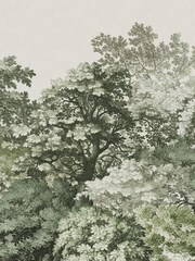 Art For The Home Sage Forest Canopy Fixed Size 3M Mural - Image 2 of 5