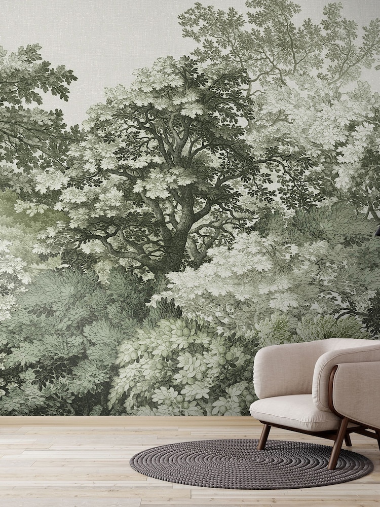Art For The Home Sage Forest Canopy Fixed Size 3M Mural - Image 5 of 5