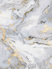 Art For The Home Grey Gold Gilded Stone Fixed Size 3M Mural - Image 2 of 3