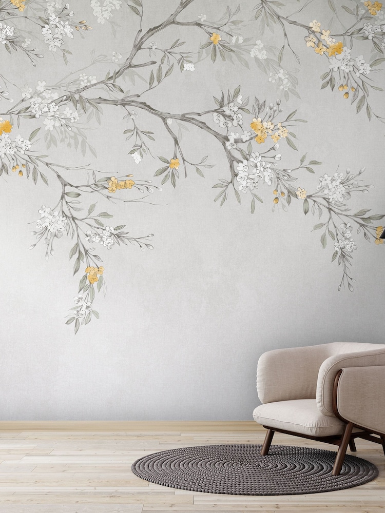 Art For The Home Yellow Blossom Trail Fixed Size 3M Mural - Image 5 of 5