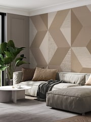 Art For The Home Neutral Geo Fixed Size 4M Mural - Image 1 of 5