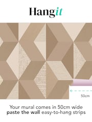 Art For The Home Neutral Geo Fixed Size 4M Mural - Image 3 of 5