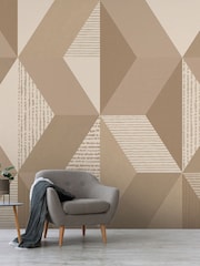 Art For The Home Neutral Geo Fixed Size 4M Mural - Image 4 of 5