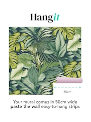 Art For The Home Green Monstera Fixed Size 3M Mural - Image 3 of 3