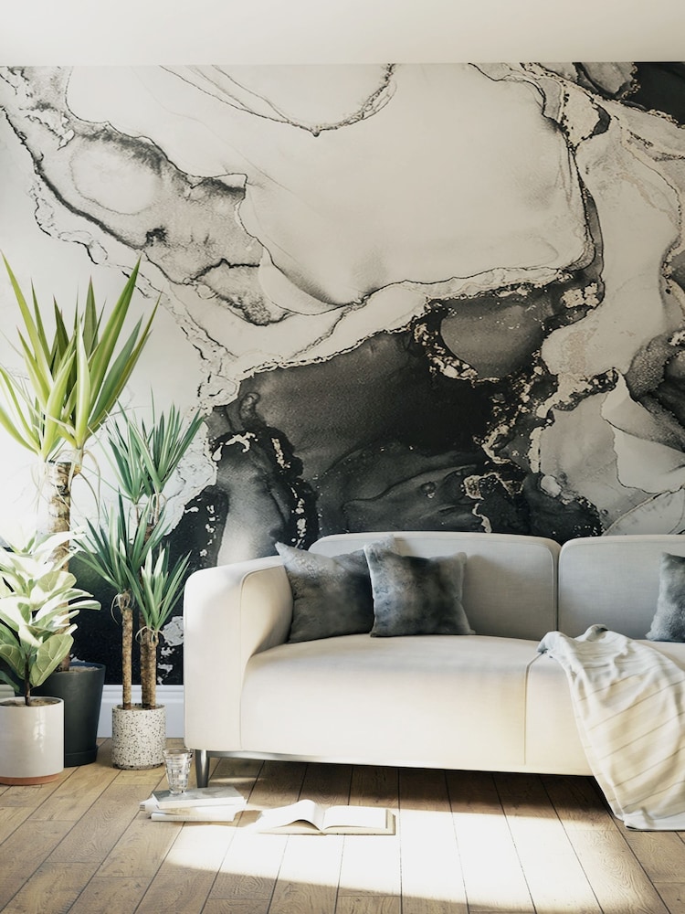 Art For The Home Mono Agate Marble Fixed Size 3M Mural - Image 1 of 3