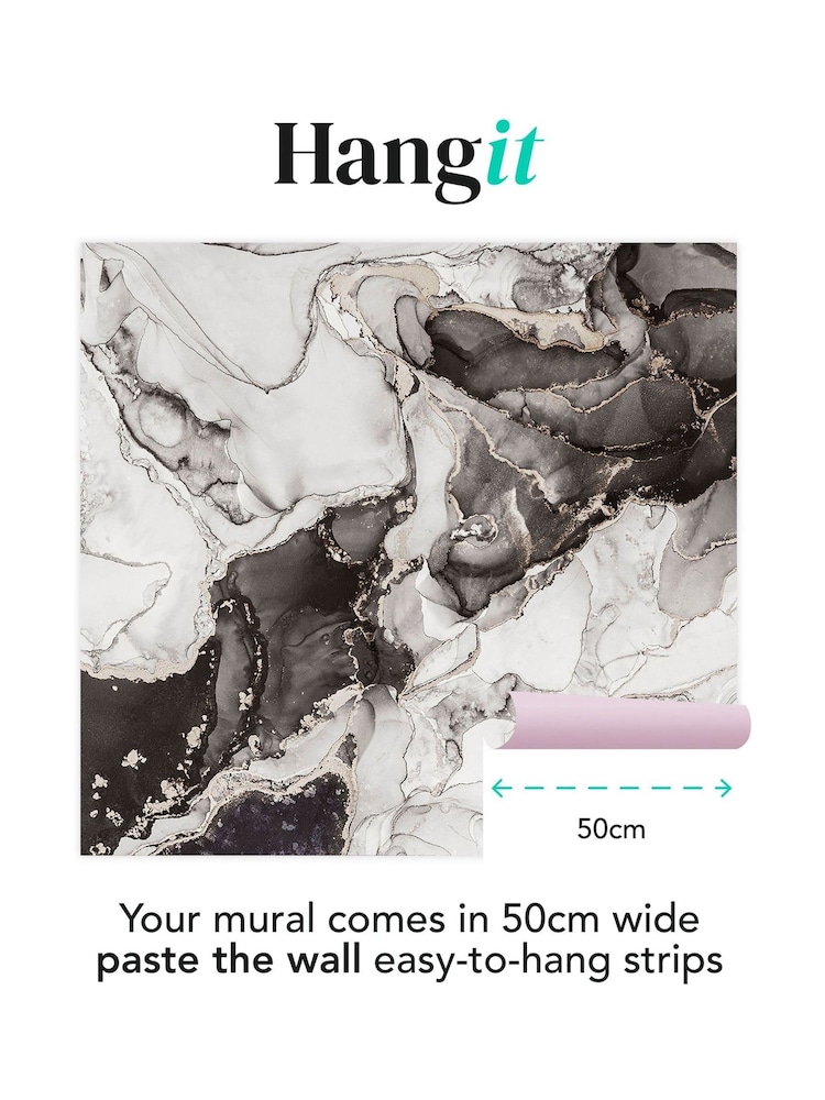 Art For The Home Mono Agate Marble Fixed Size 3M Mural - Image 3 of 3