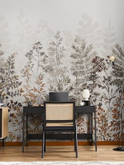 Art For The Home Rust Leaf Silhouette Fixed Size 3M Mural - Image 1 of 5