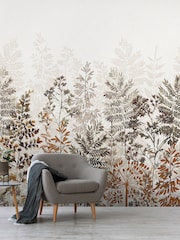 Art For The Home Rust Leaf Silhouette Fixed Size 3M Mural - Image 4 of 5
