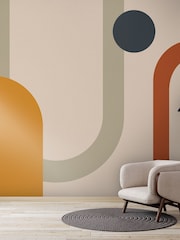 Art For The Home Yellow Oval Geo Pop Fixed Size 4M Mural - Image 5 of 5