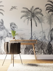 Art For The Home Mono Animal Kingdom Fixed Size 4M Mural - Image 1 of 3