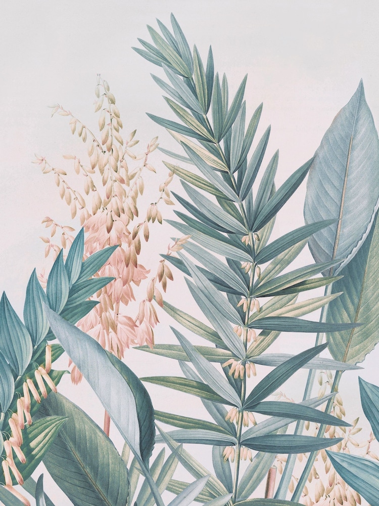 Art For The Home Pink Duck Egg Flora & Fauna Fixed Size 2M Mural - Image 2 of 4