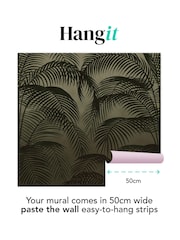 Art For The Home Sage Palm Silhouette Fixed Size 3M Mural - Image 3 of 3