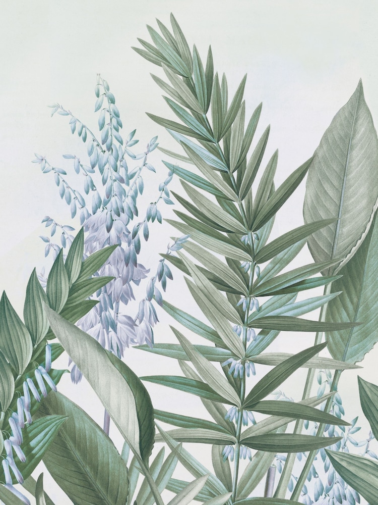 Art For The Home Blue Flora & Fauna Fixed Size 2M Mural - Image 2 of 4
