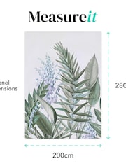 Art For The Home Blue Flora & Fauna Fixed Size 2M Mural - Image 4 of 4