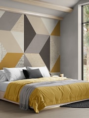 Art For The Home Yellow Geo Fixed Size 4M Mural - Image 1 of 5