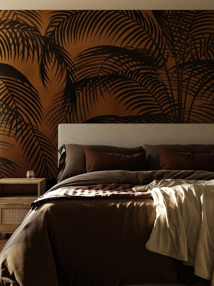 Art For The Home Sunset Palm Silhouette Fixed Size 3M Mural - Image 1 of 3