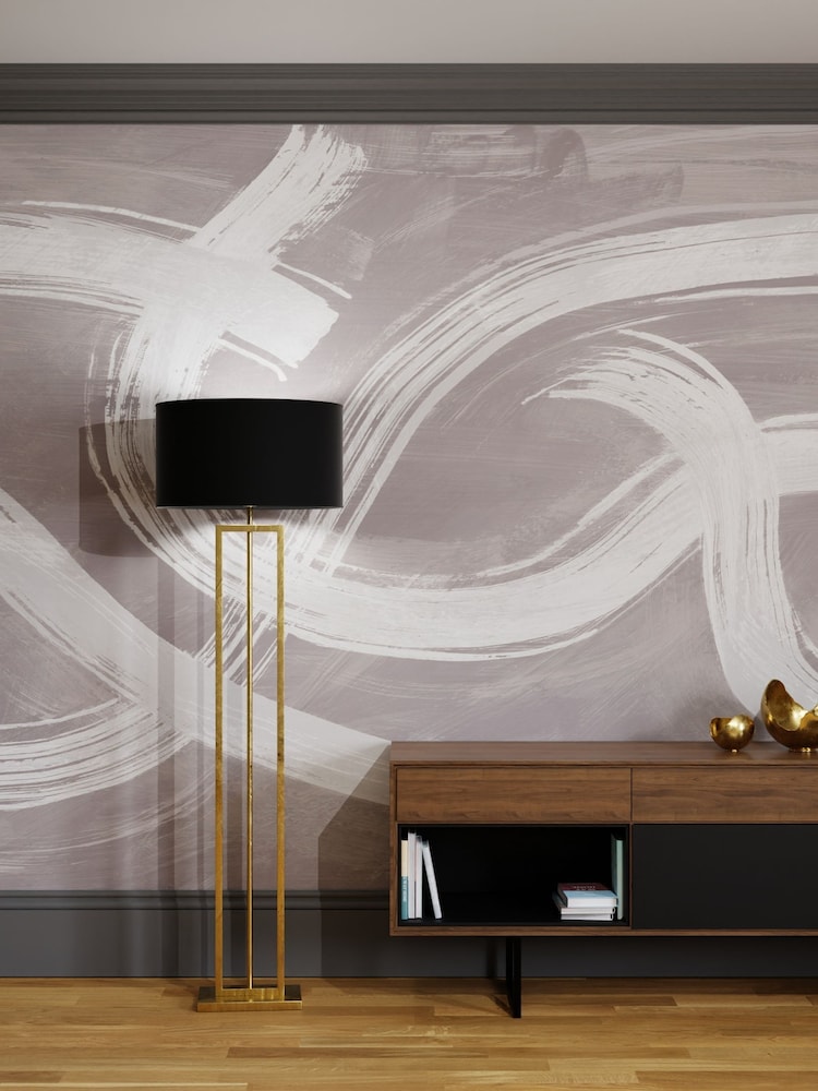 Art For The Home Grey Expression Fixed Size 3M Mural - Image 1 of 3