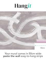 Art For The Home Grey Expression Fixed Size 3M Mural - Image 3 of 3