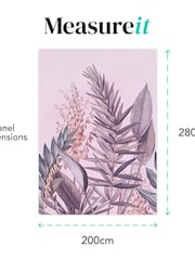Art For The Home Purple Flora & Fauna Fixed Size 2M Mural - Image 4 of 4