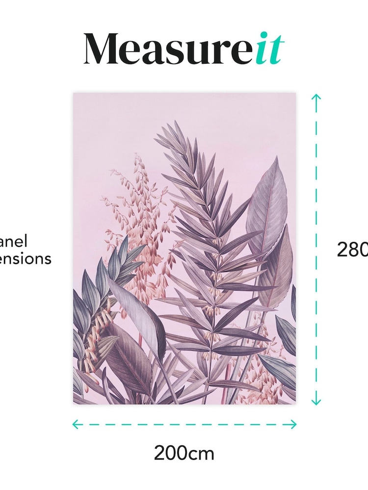 Art For The Home Purple Flora & Fauna Fixed Size 2M Mural - Image 4 of 4