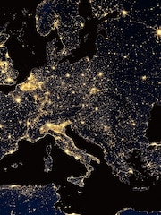 Art For The Home Navy Europe by Night Fixed Size 4M Mural - Image 2 of 3