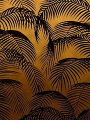 Art For The Home Golden Ochre Palm Silhouette Fixed Size 3M Mural - Image 2 of 3