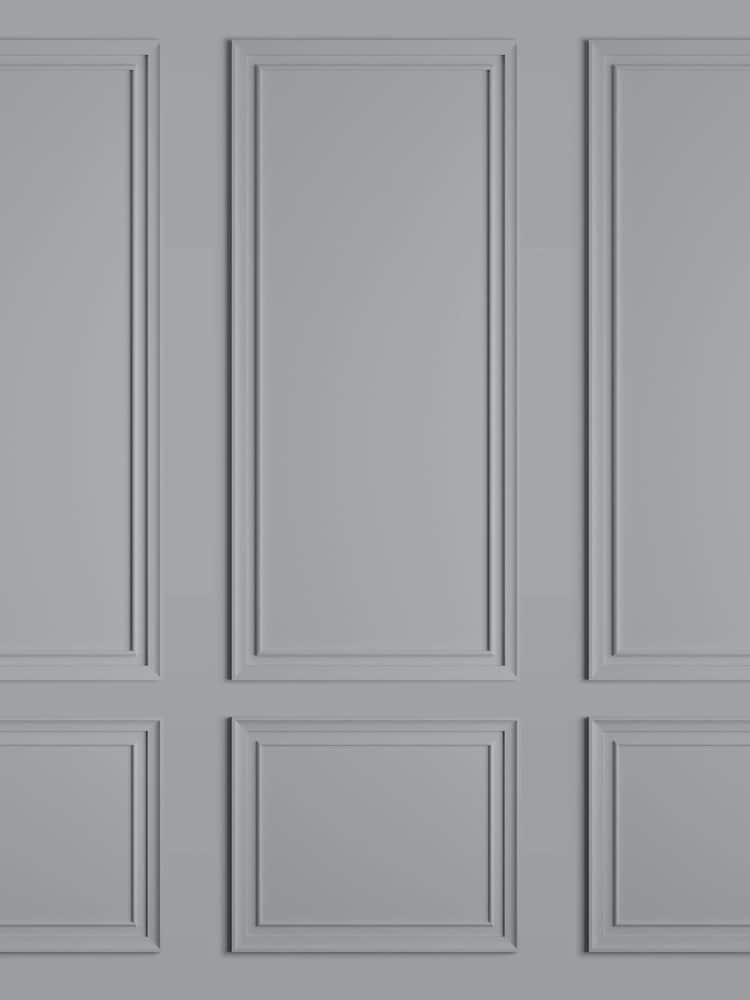 Art For The Home Grey Stately Panel Fixed Size 3M Mural - Image 2 of 3