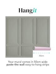 Art For The Home Grey Stately Panel Fixed Size 3M Mural - Image 3 of 3