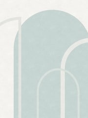 Art For The Home Blue Linear Arch Fixed Size 4M Mural - Image 2 of 3