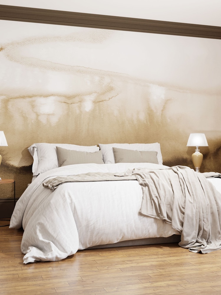 Art For The Home Neutral Watercolour Landscape Fixed Size 4M Mural - Image 1 of 3
