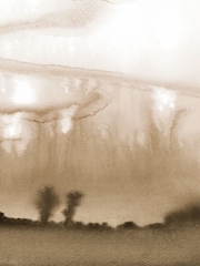 Art For The Home Neutral Watercolour Landscape Fixed Size 4M Mural - Image 2 of 3