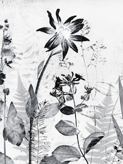 Art For The Home Mono Flower Press Fixed Size 3M Mural - Image 2 of 3