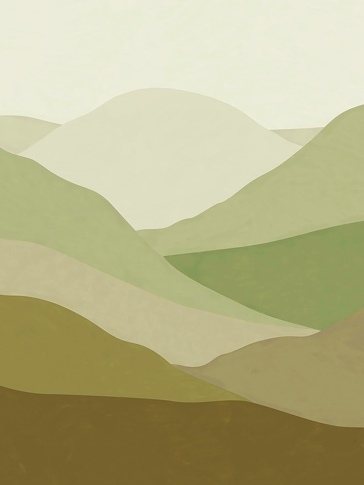 Art For The Home Green Beyond The Horizon Fixed Size 3M Mural - Image 2 of 3