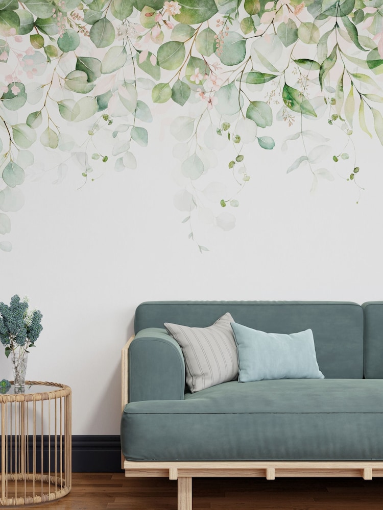 Art For The Home Blush Botanical Cascade Fixed Size 3M Mural - Image 1 of 3