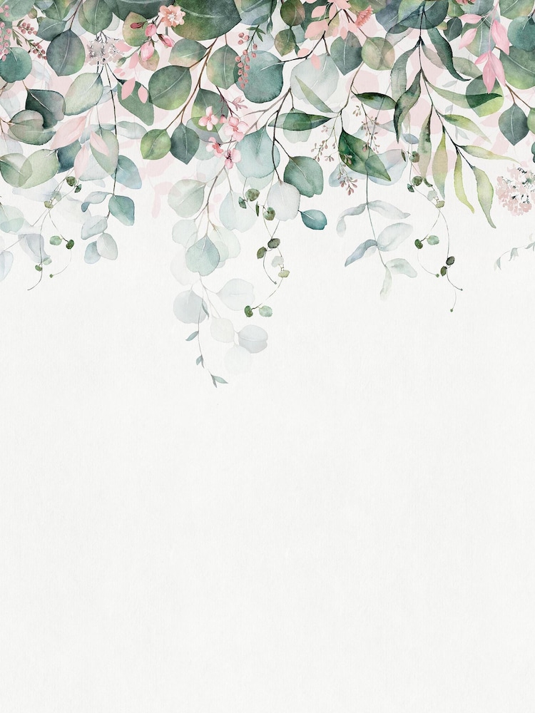 Art For The Home Blush Botanical Cascade Fixed Size 3M Mural - Image 2 of 3