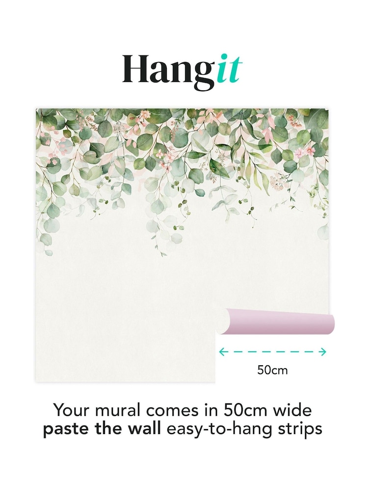 Art For The Home Blush Botanical Cascade Fixed Size 3M Mural - Image 3 of 3