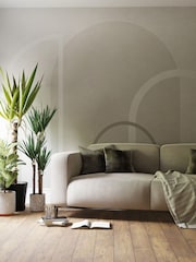 Art For The Home Grey Linear Arch Fixed Size 4M Mural - Image 1 of 3