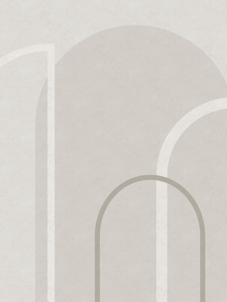 Art For The Home Grey Linear Arch Fixed Size 4M Mural - Image 2 of 3 Art For The Home Grey Linear Arch Fixed Size 4M Mural - Image 2 of 3