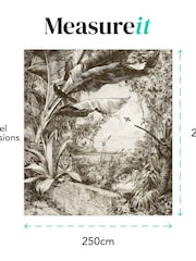 Art For The Home Black/White Jungle Book Fixed Size 3M Mural - Image 4 of 4