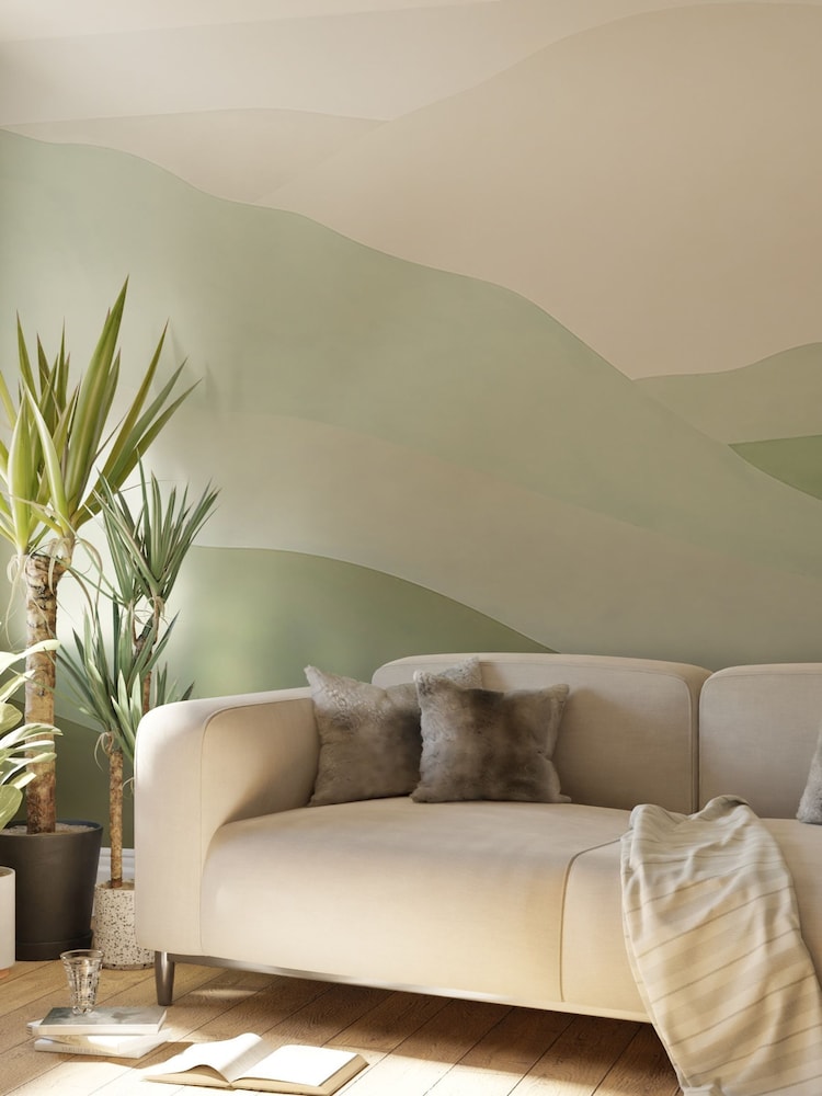 Art For The Home Duck Egg Beyond The Horizon Fixed Size 3M Mural - Image 1 of 3