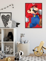 Pyramid International Red Super Mario Framed Framed Maxi Poster - Image 1 of 3